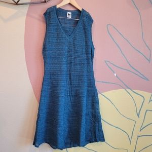 M by Missoni Glitter Teal Dress 46/10